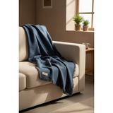 Jojomia Odin Throw Koltuk Şalı Tv Battaniyesi 130X170 Denim - 130 x 170 cm - Lacivert