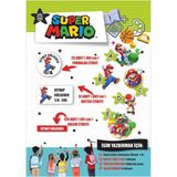 Joker Atölye Kişiye İsme Özel Kız ve/veya Erkek Öğrenci için UV Baskı 196 Adet Okul, Kalem, Defter Etiketi - SuperMario Çizgi Karakter Temalı