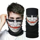 Joker Desenli Çok Amaçlı Buff – Yüz, Boyun Bandana Maskesi 5 No