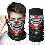 Joker Yüz Baskılı Baf Bandana - Çok Amaçlı Boyunluk Bandana 2 No (5224)