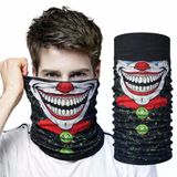 Joker Yüz Baskılı Baf Bandana - Çok Amaçlı Boyunluk Bandana 2 No Bx40