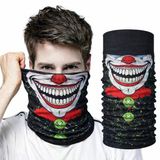 Joker Yüz Baskılı Baf Bandana - Çok Amaçlı Boyunluk Bandana 2 No Go-53-Vice