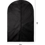 Jokey Ambalaj Fermuarlı Dolapiçi Gamboç Kıyafet,takım Elbise,abiye ve Gelinlik Kılıfı ( Ölçü-Renk Seçenekli ) - SİYAH-60x100cm