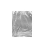 JOKEY KIRTASİYE LÜX KALIN METALİZE HEDİYELİK POŞET BANTLI 10 ADET (GÜMÜŞ) (7X9 CM)