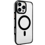 Joko Iphone 16 Pro Max Gleam Pc Sert Magsafe Kılıf - Şeffaf-Siyah