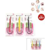 Jol Beauty JOL-040 Kaş Usturası ve Yanak Yayı Set 2cps - 6'li Paket