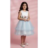 Jolanda Kız Çocuk Doğum Günü & Özel Gün Elbisesi - 8 Yaş - Mavi