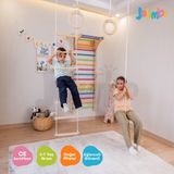Jolimbo Ahşap Çocuk Jimnastik Ve Hareket Gelişim Seti Akrobat Seti Eğlenceli 2+ Yaş İçin