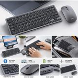 Jolita Bluetooth Kablosuz Klavye Mouse Seti Şarjlı Ince Tasarım Windows Mac Ios Android Tablet Telefon Uyumlu