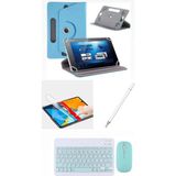 Jolita Honor Pad X8B 11'' Uyumlu 4in1 Set Klavye Mouse Kılıf Kalem Ekran Koruyucu - Mavi