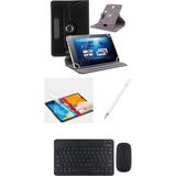 Jolita Honor Pad X8B 11'' Uyumlu 4in1 Set Klavye Mouse Kılıf Kalem Ekran Koruyucu - Siyah