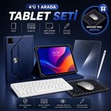 Jolita Nubia Red Magic Nova 11" Uyumlu 4’lü Tablet Seti Klavye + Kılıf + Kalem - Lacivert