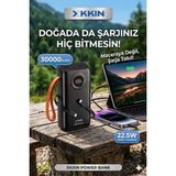 Jolita Zte Nubia 3D Pad 12.4'' Uyumlu 30000 Mah 22.5W Hızlı Şarj Powerbank - Siyah