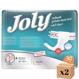 Jolly Belbantlı Büyük Boy 2x30 Adet Hasta Bezi