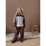 Jolly Kids Kız Çocuk Blok Renkli Fermuarlı Sweatshirtli Kışlık Takım - 15 - 16 Yaş - Kahverengi