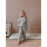Jolly Kids Kız Çocuk Boncuklu Fiyonk Detaylı Sweatshirtli Kışlık Takım - Mint - 9 - 10 Yaş