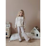 Jolly Kids Kız Çocuk Enjoy Fiyonk Detaylı Sweatshirtli Kışlık Takım - Pembe - 5 - 6 Yaş