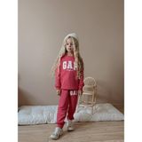Jolly Kids Kız Çocuk Ispanyol Paça Çizgili Eşofmanlı Kışlık Takım - Fuşya - 5 - 6 Yaş