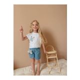 Jolly Kids Kız Çocuk Kot Jean Şortlu Badili Takım