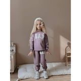 Jolly Kids Kız Çocuk Original Yazı Baskılı Eşofmanlı Kışlık Takım - Lila - 5 - 6 Yaş