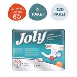 JOLY Belbantlı Yetişkin Hasta Bezi Büyük (L) 30'lu 4 Paket