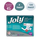 JOLY Belbantlı Yetişkin Hasta Bezi Büyük (XL) 30'lu 4 Paket