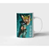 Jolyne Cujoh Jojo's Bizarre Adventure Anime Tasarım Kupa - Hediyelik Kupa - Baskılı Kupa - 001 - Beyaz - 300 ml