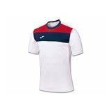 Joma 100224.207 Beyaz Crew White Royal T-Shirt Erkek Futbol Tişörtü