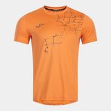 Joma 103993AA837 R-City Printing Helium Erkek Kısa Kollu Tişört - Turuncu