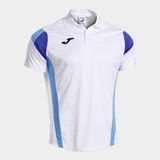 Joma 104302.206 Montreal Erkek Beyaz Mavi Polo Yaka Spor Tişört