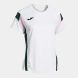 Joma 902518.213 Montreal Kadın Sıfır Yaka Beyaz Yeşil Spor Tişört