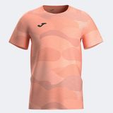 Joma Challenge 103956.100 Erkek Siyah Spor Tişört - Turuncu - 2XL
