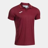Joma Challenge Lob Marka Bordo Renkli Kısa Kollu Erkek Polo Tişörtü - XL