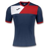 Joma Crew II Forma, Kısa Kollu, Erkekler için M Çok Renkli (Lacivert/Kırmızı)