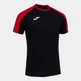 Joma / Eco Championships Sleeve T-Shırt Erkek Tişört Siyah Kırmızı