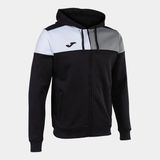 Joma Erkek Futbol Eşofman Üstü Crew V Zip-Up Hoodie 103087.111 - Siyah