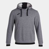 Joma Erkek Futbol Kamp Sweatshirt Confort Hoodie Melange Gray Black 101962.281 - Gri - XL