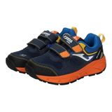 Joma JSHOW2503V çocuklar için spor ayakkabısı, Joma Schok, turuncu ve mavi, cırt cırtlı ve kaymaz tabanlı, erkek çocuklar için, Turuncu., 30 EU