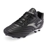 Joma - Sağlam Zemin (FG) için Futbol Kramponları, Klasik Kesim, Sentetik Üst, Exo Karşı Topuk, Hafif ve Dayanıklı, Siyah Beyaz, 9.5