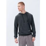 Joma Sweat Hoody Begin M - Erkek Pamuklu Antrasit Sweatshirt - 4222316