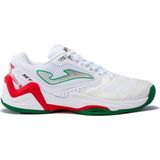Joma T.set 2302 - Unisex Beyaz Yeşil Kauçuk Tabanlı Spor Ayakkabı - TSETS2302T - 001-Beyaz
