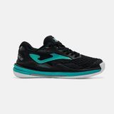 Joma Taces2601c Ace Toprak Kort Erkek Tenis Ayakkabısı - Siyah/Turkuaz