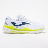 Joma TACEW2502C Ace 2502 Erkek Beyaz Tenis Ayakkabı Nefes Alabilir Yapı ile Toprak Kort İçin - Mavi