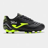 Joma Toledo Jr 2501 FG Çocuk Krampon Erkekler İçin Siyah ve Yeşil Renkli Futbol Ayakkabısı