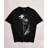 Jon Snow Game Of Thrones Baskılı Siyah Unisex Tişört
