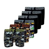 JONY CRIS Desenli Boxer. 6-Paket Erkek İç Giyim (Des1, 2XL)