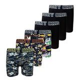 JONY CRIS Desenli Boxer. 6-Paket Erkek İç Giyim (Des1, M)
