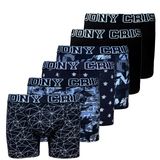 JONY CRIS Erkek Boxer 6'lı-Paket Pamuklu Erkek İç Giyim (1, M)