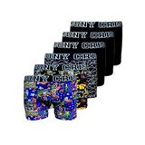JONY CRIS Erkek Boxer 6'lı-Paket Pamuklu Erkek İç Giyim (Renk 3, M)