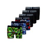 JONY CRIS Erkek Boxer 6'lı-Paket Pamuklu Erkek İç Giyim (Renk 4, L)